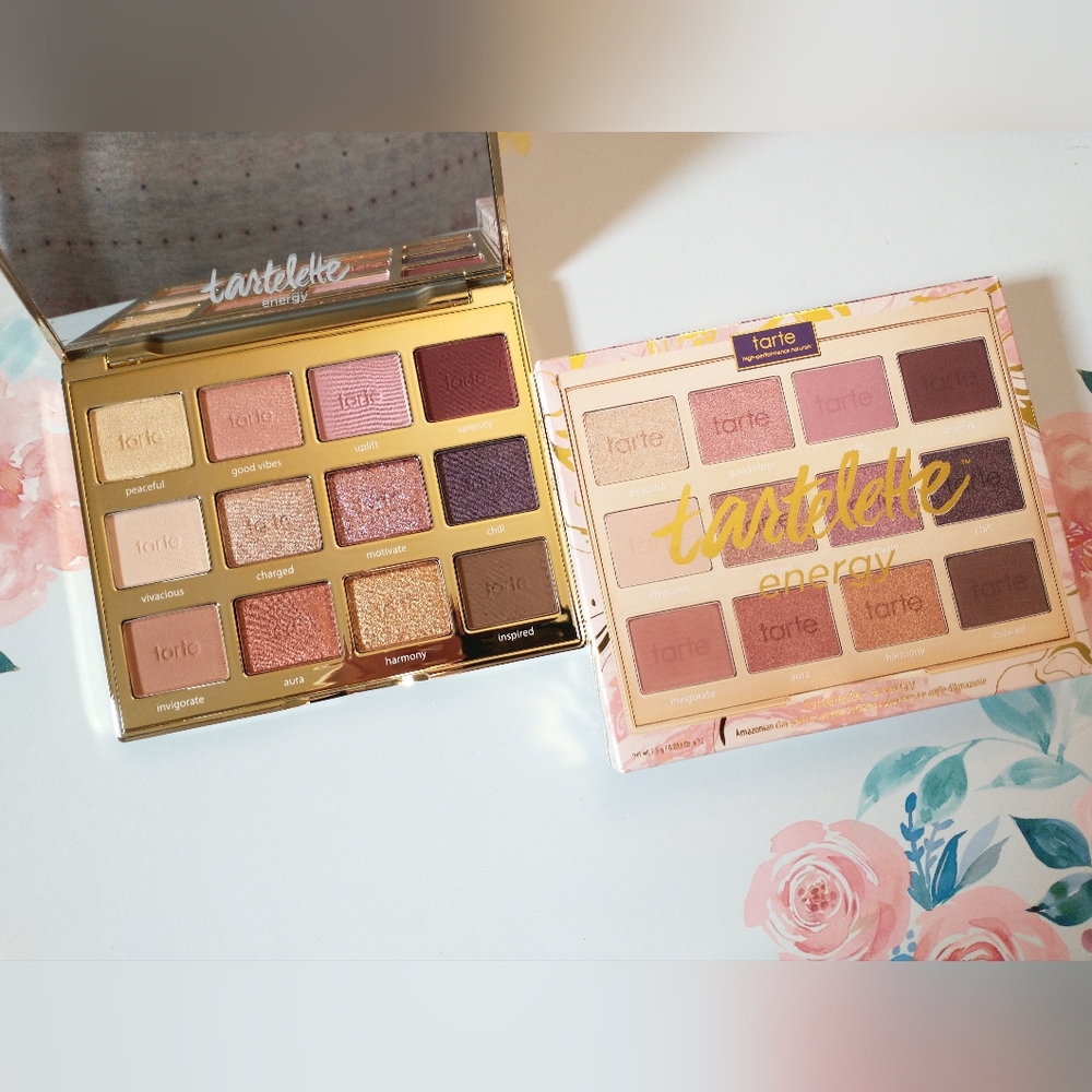 Brand New Tarte Energy Amazonian Clay Eyeshadow Palette Clean Beauty Natural